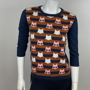 Kling Fox Print Sweater